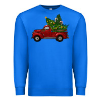 True Royal christmas trees with truck Premium Sweatshirt - RanaPortraitStore