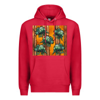 Cardinal dinosaur triceratops Premium Hoodie - Artiststas