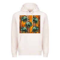 Pale Pink dinosaur triceratops Premium Hoodie - Artiststas