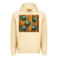 Pina Colada dinosaur triceratops Premium Hoodie - Artiststas