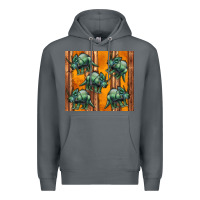 Rock dinosaur triceratops Premium Hoodie - Artiststas
