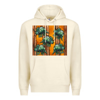 Sandshell dinosaur triceratops Premium Hoodie - Artiststas