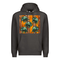 Smoke dinosaur triceratops Premium Hoodie - Artiststas