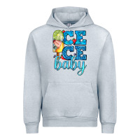 Heather Grey ice ice baby with popsicle Urban Hoodie - AdoDesignShop