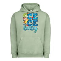 Pigment Oil Green ice ice baby with popsicle Urban Hoodie - AdoDesignShop