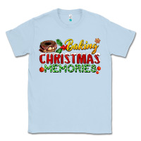 Dusty Blue baking christmas memories Classic Tee - FaDigitalArtStudio