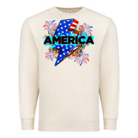 Sandshell America with lightning bolt Premium Sweatshirt - Zillion Design Studio