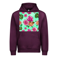 Floral Background Urban Hoodie | Teevron