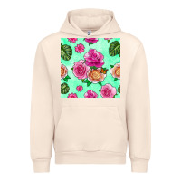 Sandshell floral background Urban Hoodie - BundleAndBundleShop