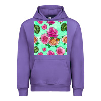 Tulip floral background Urban Hoodie - BundleAndBundleShop