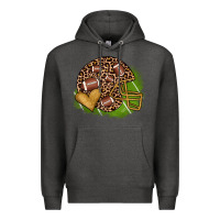 Charcoal Heather american football helmet Premium Hoodie - JahusDesignShop