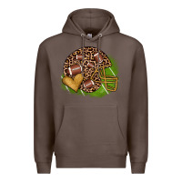 Coffee american football helmet Premium Hoodie - JahusDesignShop