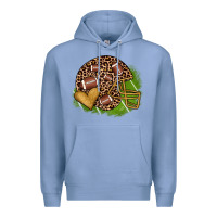 Colony Blue american football helmet Premium Hoodie - JahusDesignShop