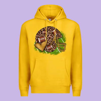 American Football Helmet Premium Hoodie Designed By Jahusdesignshop