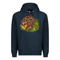 Navy american football helmet Premium Hoodie - JahusDesignShop