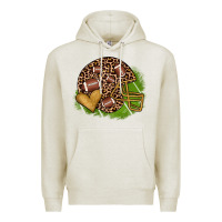 Oatmeal Heather american football helmet Premium Hoodie - JahusDesignShop
