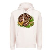 Pale Pink american football helmet Premium Hoodie - JahusDesignShop