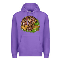 Purple american football helmet Premium Hoodie - JahusDesignShop