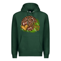 Sports Green american football helmet Premium Hoodie - JahusDesignShop