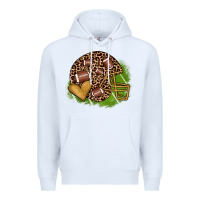 White american football helmet Premium Hoodie - JahusDesignShop
