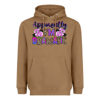 Toasted Coconut apparently im dramatic Heavyweight Hoodie - texasbilliewilder