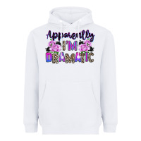White apparently im dramatic Heavyweight Hoodie - texasbilliewilder
