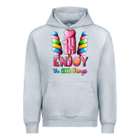 Heather Grey enjoy the little things Urban Hoodie - AdoDesignShop