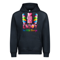 Navy enjoy the little things Urban Hoodie - AdoDesignShop