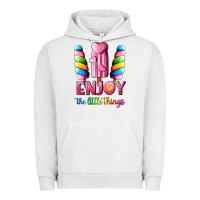 Pigment Lunar Rock enjoy the little things Urban Hoodie - AdoDesignShop
