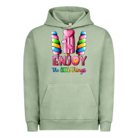 Pigment Oil Green enjoy the little things Urban Hoodie - AdoDesignShop