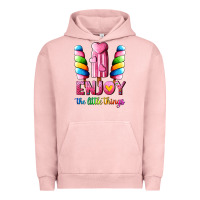 Pigment Salmon enjoy the little things Urban Hoodie - AdoDesignShop