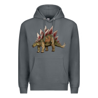 Rock dinosaur stegosaurus Premium Hoodie - Artiststas