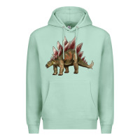 Seafoam dinosaur stegosaurus Premium Hoodie - Artiststas