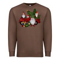 Chestnut christmas gnomes with truck Premium Sweatshirt - RanaPortraitStore
