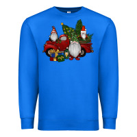 True Royal christmas gnomes with truck Premium Sweatshirt - RanaPortraitStore