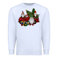 White christmas gnomes with truck Premium Sweatshirt - RanaPortraitStore