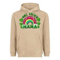Mushroom st patrick's day one lucky mama Heavyweight Hoodie - RanaPortraitStore