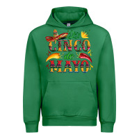 Emerald cinco de mayo with pepper and sombrero Urban Hoodie - Artiststas