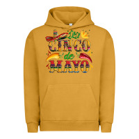 Pigment Peanut Butter cinco de mayo with pepper and sombrero Urban Hoodie - Artiststas