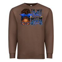 Chestnut in my cheer mom era afro messy bun Premium Sweatshirt - texasbilliewilder