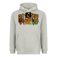 Moon Dust black is beautiful Heavyweight Hoodie - Zillion Design Studio