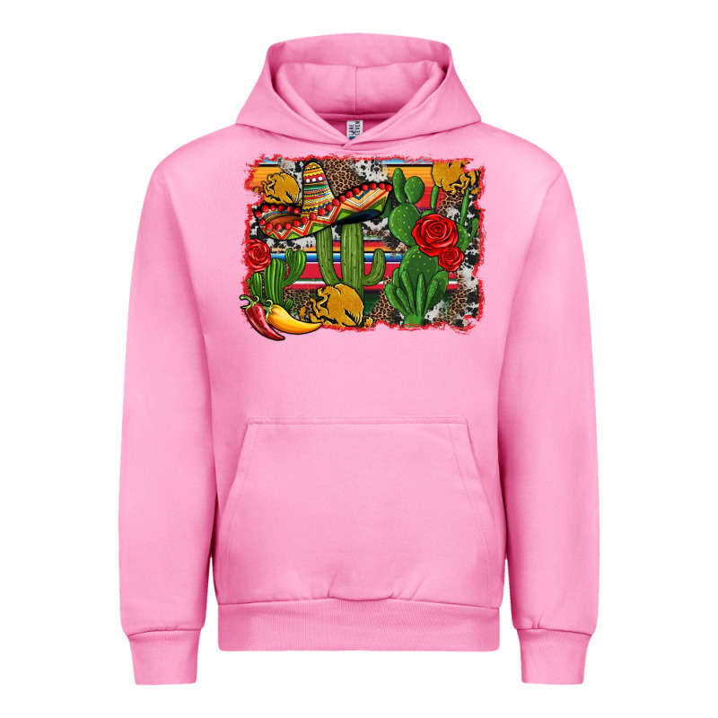 Mexican Cacti Background Urban Hoodie by Artiststas | Teevron