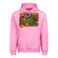 Fuchsia Pink mexican cacti background Urban Hoodie - Artiststas