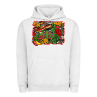 Pigment Lunar Rock mexican cacti background Urban Hoodie - Artiststas