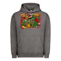 Pigment Tornado mexican cacti background Urban Hoodie - Artiststas