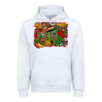 White mexican cacti background Urban Hoodie - Artiststas