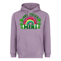 Lavender St. Patrick's Day One Lucky Mini Heavyweight Hoodie - RanaPortraitStore