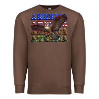 Chestnut america america america america Premium Sweatshirt - Zillion Design Studio