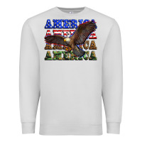 Dove Grey america america america america Premium Sweatshirt - Zillion Design Studio