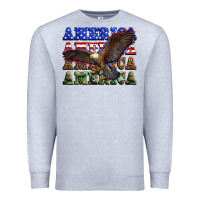 Heather Grey america america america america Premium Sweatshirt - Zillion Design Studio